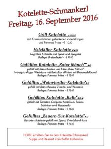 Kotelette Schmankerl