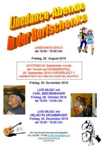 Linedance-Abende 2 - 2016