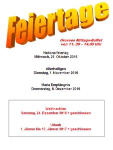 feiertage